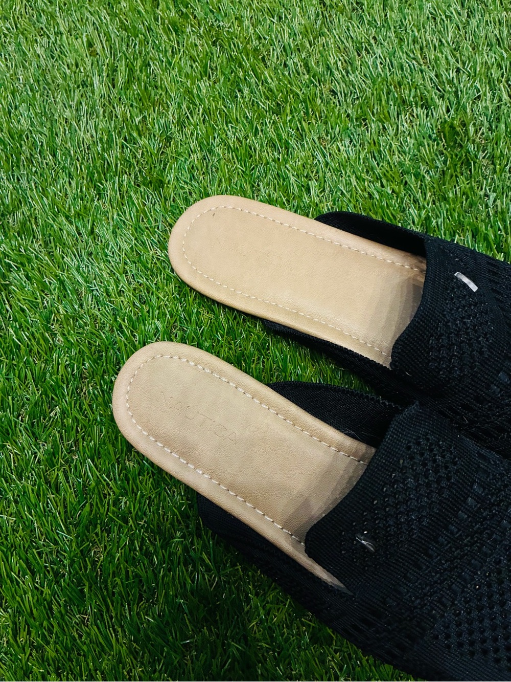 Nautica Knit Mule loafer Flats – Black Slip On Loafers Women’s Size 7 - Picture 4 of 6